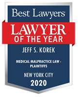 Lawyer of the Year Badge - 2020 - Medical Malpractice Law - Plaintiffs